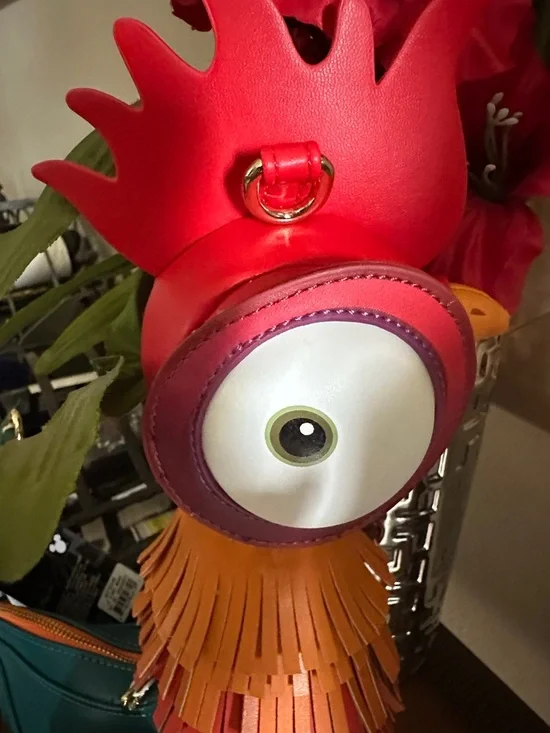 Loungefly Teal Multicolor Disney Moana HEI HEI Bird Crossbody Bag NWT - Picture 4 of 10